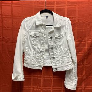American Eagle Ladies Cropped Jean Jacket
